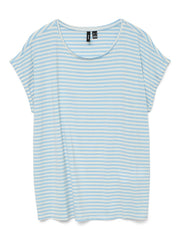 Vero Moda Ava Stripe Top - Airy Blue