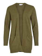 Vila Viril Knit Cardigan - Capulet Olive