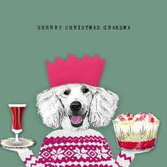 Sally Scaffardi Sherry Christmas Grandma Card