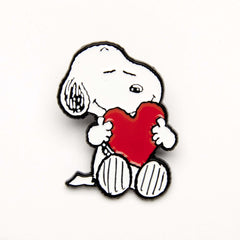 Magpie Gifts - Peanuts Give Hugs Enamel Pin - Heart