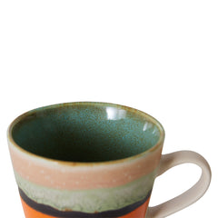 HKliving 70's Ceramics Cappuccino Mug - Burst