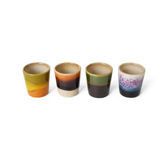 HKliving 70's Ceramics Egg Cups Island - Set of 4