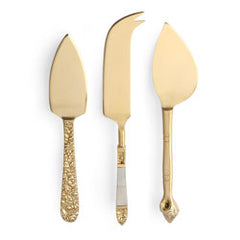 HKliving Cheese Knives Gold - Set of 3