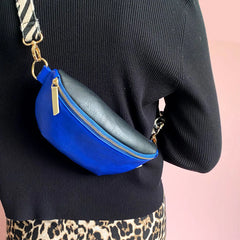 House Of Disaster Animal Print Zebra Bum Bag