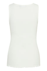 Fransa Hizamond Top - White