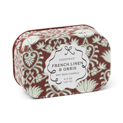 Paddywax Tin Candle - French Linen and Orris