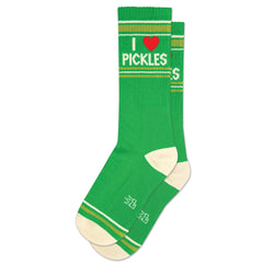Gumball Poodle Gym Socks- I Love Pickles