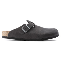 Birkenstock Boston VEGAN - Desert Dust Black