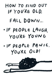 Pigment Fall Down You’re Old Card