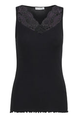 Fransa Hizamond Top Black