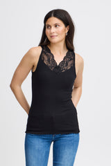 Fransa Hizamond Top Black