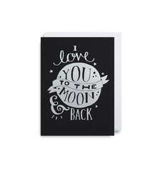 Lagom Design Mini Card - To the Moon and Back