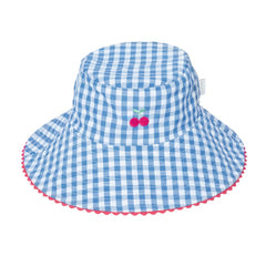 Rockahula Cherry Gingham Reversible Sun Hat - 3-6 Years