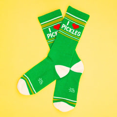 Gumball Poodle Gym Socks- I Love Pickles