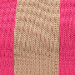 Emma Clutch Bag - Taupe/Pink Stripe