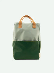Sticky Lemon - Backpack Large / Meadows Colourblocking / Island Blue & Green Meadow