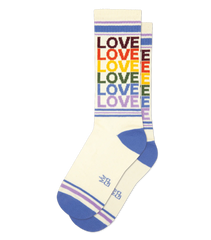 Gumball Poodle Crew Gym Socks - Love