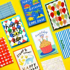 Kerrie Illustrates Happy Birthday Bro! Patterned Birthday Card