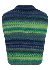 Noella Gio Knit Vest - Green Mix