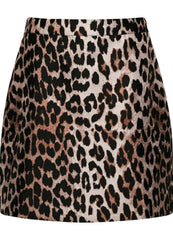 Noella Jewel Skirt - Leopard