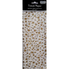 Stewo Giftwrap - Gold Stars Tissue Paper