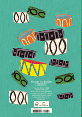Roger La Borde Vinyl Beats Birthday Card