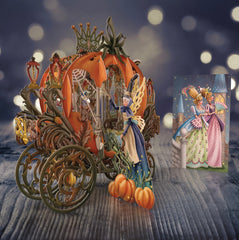 Me&McQ Cinderella’s Carriage 3D Card