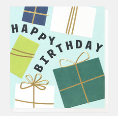 Caroline Gardner - Wrapped Presents Birthday Card