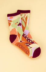 Powder Design - Ladies Ankle Socks Modern Parrot