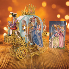 Me&McQ Cinderella’s Carriage 3D Card