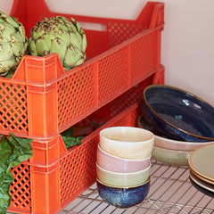 HKLIVING Chef Ceramics Bowl - Rustic Blue