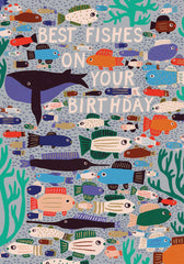 Roger La Borde Plenty Of Fish Birthday Card
