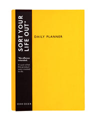 Ohh Deer - Neon Amber Linen Daily Planner