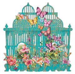Me&McQ Tropical Cage 3D Card
