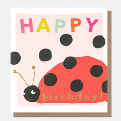 Caroline Gardner Ladybird Birthday Card