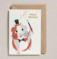 Petra Boase - Happy Birthday Guinea Pig Card