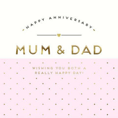 Pigment Productions Mum & Dad Anniversary Card