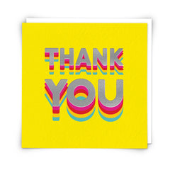 Redback Cards Thank You - Yellow