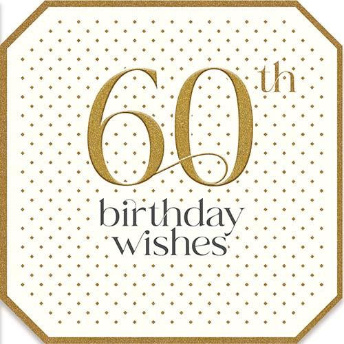 Pigment Productions 60th Birthday Wishes Card – Bunka