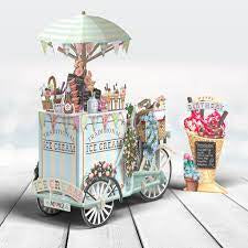 Me&McQ The Ice Cream Vendor 3D Card