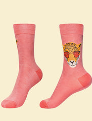 Powder Design - Men's Shady Jaguar Socks Petal