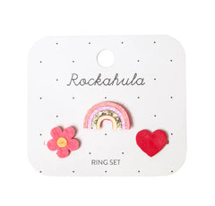 Rockahula Hippy Rainbow Ring Set