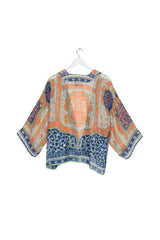 One Hundred Stars - Indian Summer Blue Kimono