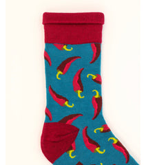 Powder Design - Men's Hot Chillies Socks Teal