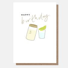 Caroline Gardner Tequila Birthday Card