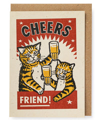 Archivist - Cheers Kitten Birthday Card