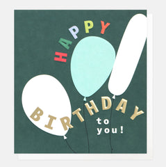 Caroline Gardner Balloons Birthday Card