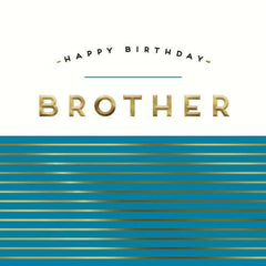 Pigment Productions Stripe Brother Birthday Card