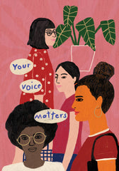 Roger La Borde Your Voice Matters Greeting Card
