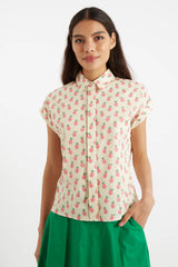 Louche Abinaya Shirt Pineapple - Off White